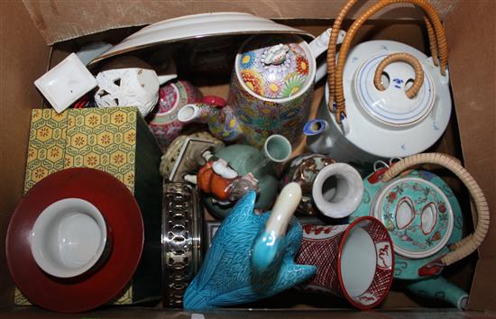 Quantity of Oriental wares